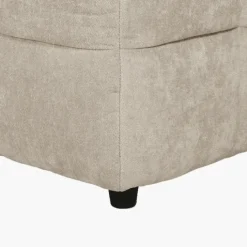 Big sofa 3 places fixe Flare en tissu Beige