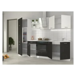 Bloc de cuisine Prego 270cm Béton