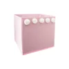 Boite de rangement 158710A pompon rose