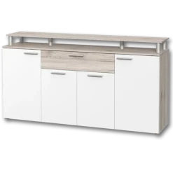 Buffet Gulada cendre/blanc