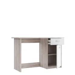 Bureau Balios chêne cendre/blanc