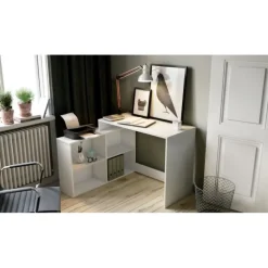 Bureau d'angle Corner blanc