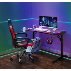 Bureau gaming Nolan noir