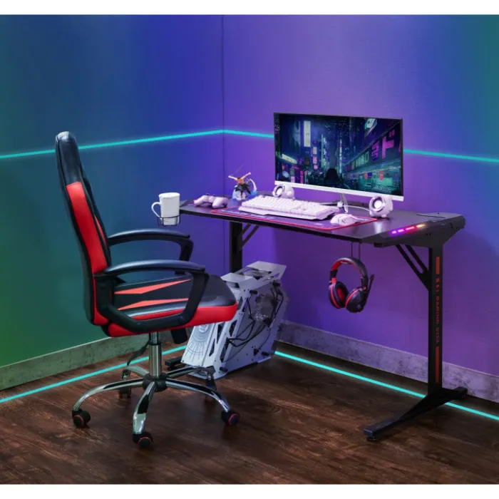 Bureau gaming Nolan noir