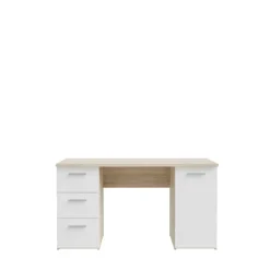 Bureau Net chêne et blanc