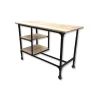 Bureau Wheel Desk bois/noir