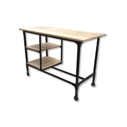 Bureau Wheel Desk bois/noir