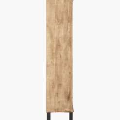 Cabinet 2 portes verre et 1 tiroir bois Kali 9856