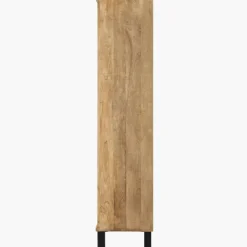 Cabinet 1 porte verre - 1 porte bois Kali