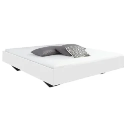 Cadre de lit blanc mat 180 cm x 200 cm Phoenix