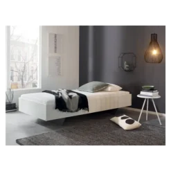 Cadre de lit 90x200 Phoenix blanc neige