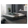 Cadre de lit 160x200 Phoenix gris métal