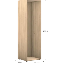 Caisson Casa HT 204 - L 60 cm - P 56 cm Chêne Hikory