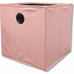Caisson en cotelé abricot 003756