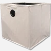 Caisson en tissu velours cotelé beige 003753