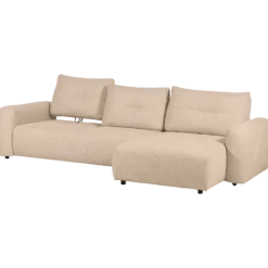 Canapé avec chaise longue à droite Boher
