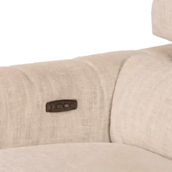 Canapé 2,5 cm Lucie beige 2 relax éléctriques