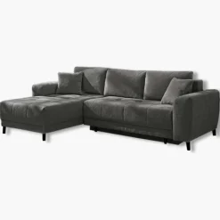 Canapé convertible Beverly chenille gris foncé