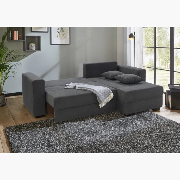 Canapé convertible Elmau gris anthracite