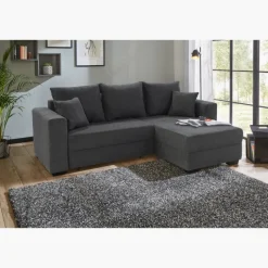 Canapé convertible Elmau gris anthracite