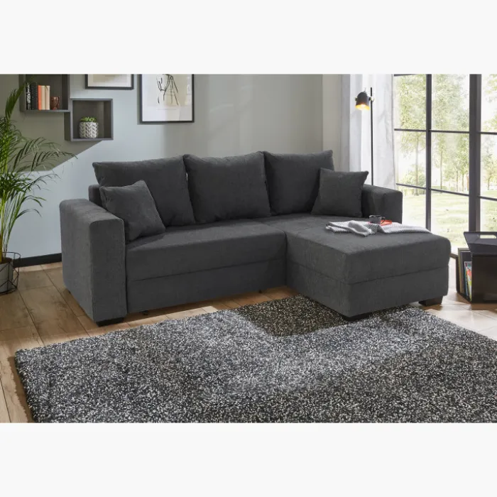 Canapé convertible Elmau gris anthracite