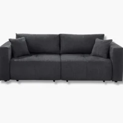 Canapé convertible gris anthracite