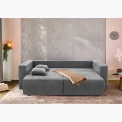Canapé convertible Gris foncé