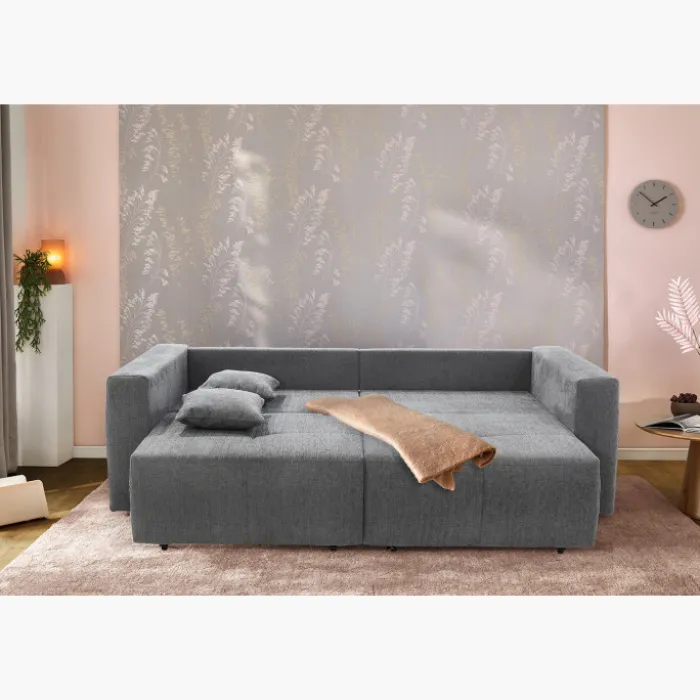 Canapé convertible Gris foncé