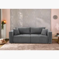 Canapé convertible Gris foncé