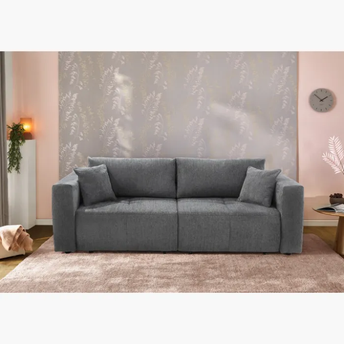 Canapé convertible Gris foncé