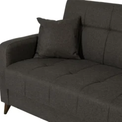 Canapé convertible gris Lamina Sofa tissu gris