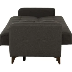 Canapé convertible gris Lamina Sofa tissu gris