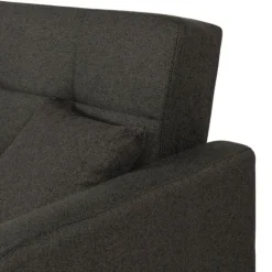 Canapé convertible gris Lamina Sofa tissu gris