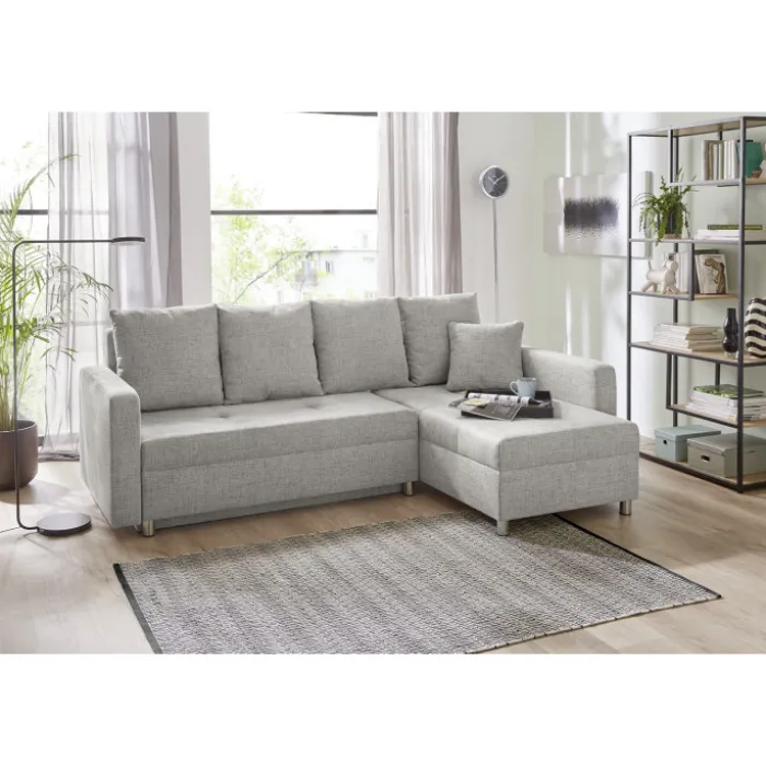 Canapé convertible Kappeln gris/beige