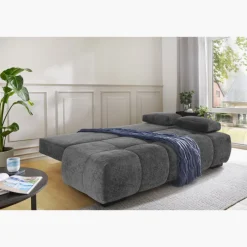 Canapé convertible Reno gris foncé ( 410 / 09 )