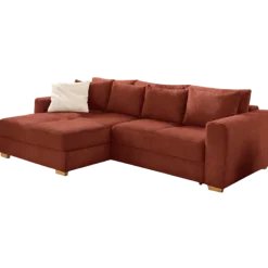 Canapé d'angle convertible Terracota