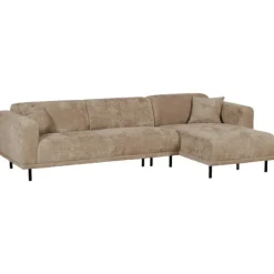 Canapé d'angle droit Balena beige