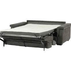 Canapé lit Colosseo 140 cm tissu merlin anthracite