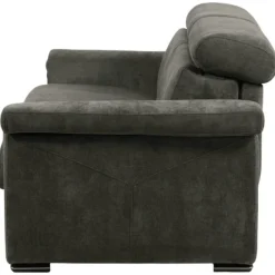 Canapé lit Colosseo 140 cm tissu merlin anthracite