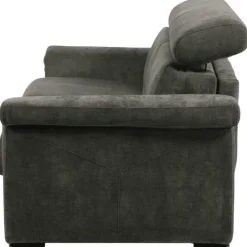 Canapé lit Colosseo 120 cm tissu merlin anthracite