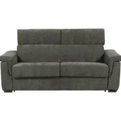 Canapé lit Colosseo 120 cm tissu merlin anthracite
