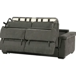 Canapé lit Colosseo 120 cm tissu merlin anthracite