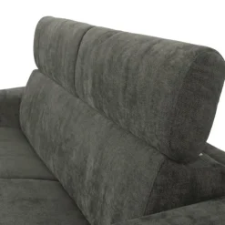 Canapé lit Colosseo 120 cm tissu merlin anthracite