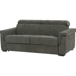 Canapé lit Colosseo 160 cm tissu merlin anthracite