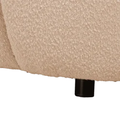 Canapé 3 places en tissu bouclé beige LOUA 2225