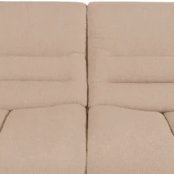Canapé 3 places en tissu bouclé beige LOUA 2225