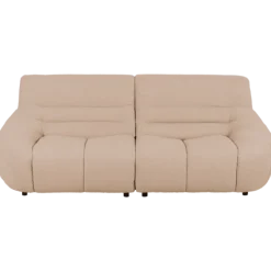 Canapé 3 places en tissu bouclé beige LOUA 2225