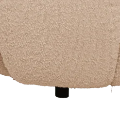 Canapé 2 places en tissu bouclé beige LOUA 2225