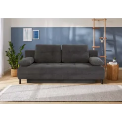 Canapé TILL 456/09 - canapé convertible gris foncé