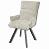 Chaise Ambre (accoudoirs) beige